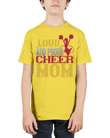 Loud proud cheer mom 764# - cheer - Youth Tee Unisex