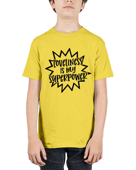 Loveliness Is My Superpower Style 390# - baby - Youth Tee Unisex
