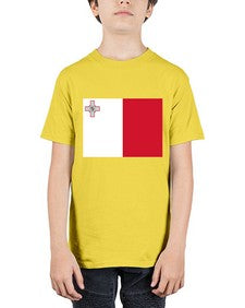 Malta 1222# - world flags - Youth Tee Unisex