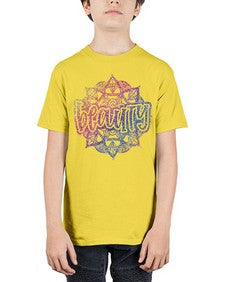 Mandala Beauty Rainbow Glitter 756# - mandala - Youth Tee Unisex