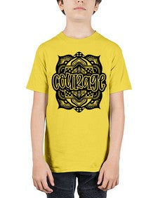 Mandala Courage 759# - mandala - Youth Tee Unisex