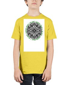 Mandala Garden Round 910# - mandala - Youth Tee Unisex