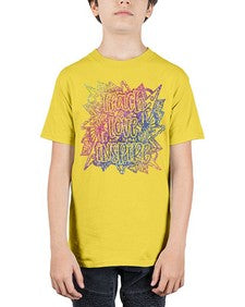 Mandala Teach Love Inspire Rainbow Glitter 762# - mandala - Youth Tee Unisex