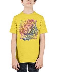 Mandala Wisdom Rainbow Glitter 764# - mandala - Youth Tee Unisex
