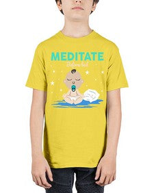 Meditate Before Bed 421# - yoga - Youth Tee Unisex