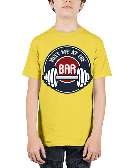 Meet me at the bar - sports general - Youth Tee Unisex