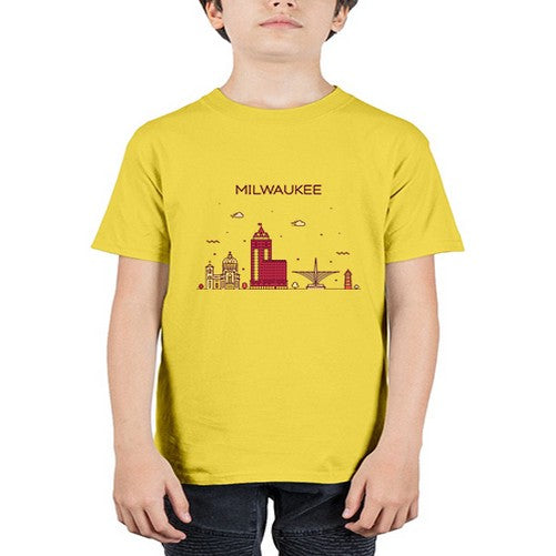 Milwaukee 1303# - cities - Youth Tee Unisex