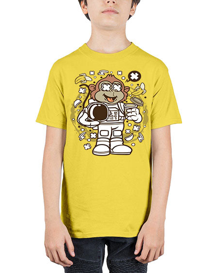 Monkey Astronaut - monkey - Youth Tee Unisex