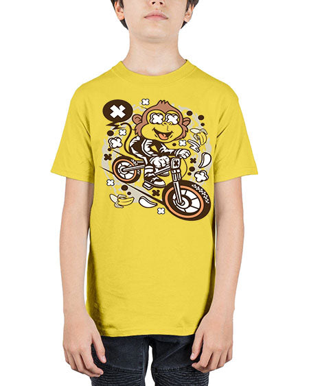 Monkey Downhill - monkey - Youth Tee Unisex