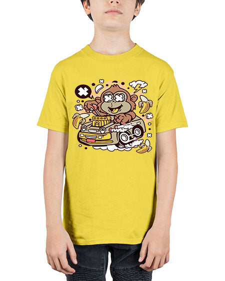 Monkey Hotrod - monkey - Youth Tee Unisex