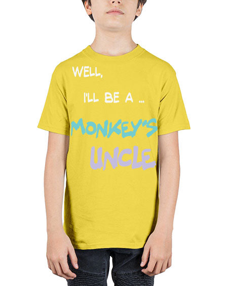 Monkey Uncle 18# - monkey - Youth Tee Unisex