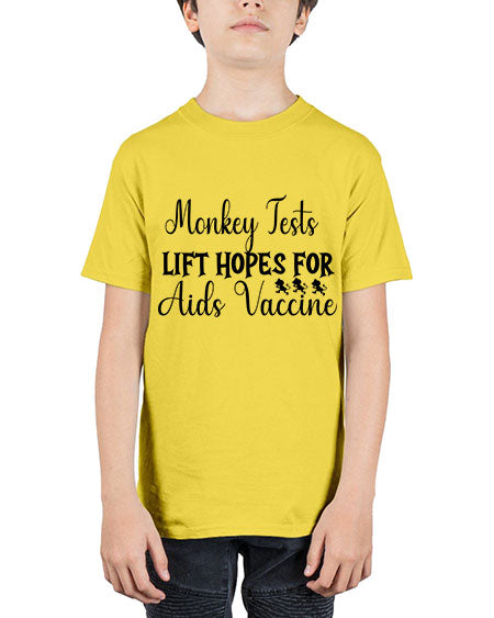 Monkey tests lift hopes for  - monkey - Youth Tee Unisex