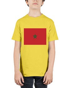 Morocco 1351# - world flags - Youth Tee Unisex