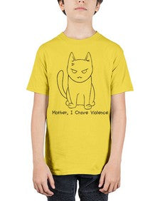 Mother I Crave Violence - cats - Youth Tee Unisex