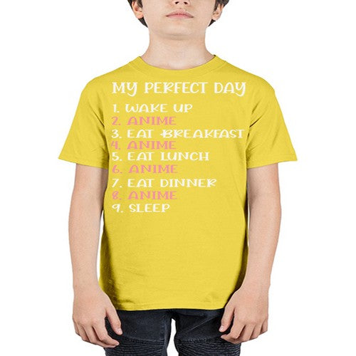 My Perfect Day Funny Kawaii Anime 269# - anime - Youth Tee Unisex