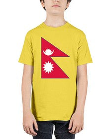 Nepal 1430# - world flags - Youth Tee Unisex
