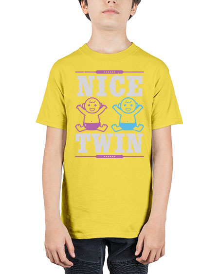 Nice Twin Style 167# - baby shower - Youth Tee Unisex