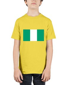 Nigeria 1493# - world flags - Youth Tee Unisex