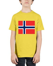 Norway 1513# - world flags - Youth Tee Unisex