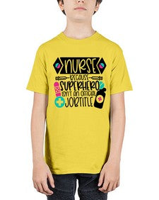 Nurse Because Superhero Isnt An Official Jobtitle Style Style 1149# - nurse - Youth Tee Unisex