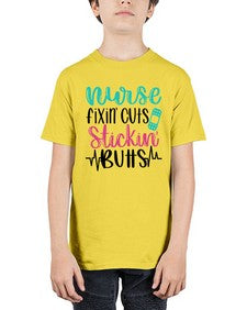 Nurse Fixin Cuts Stickin Style Style 1153# - nurse - Youth Tee Unisex