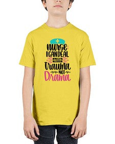 Nurse I Can Deal With Trauma Style Style 1159# - nurse - Youth Tee Unisex