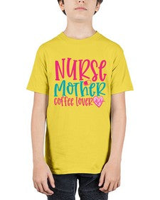 Nurse Mother Coffee Lover Style 1185# - nurse - Youth Tee Unisex