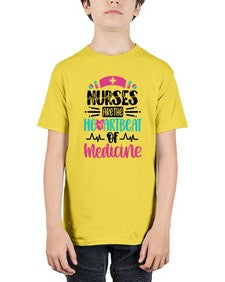 Nurses Are The Heartbeat Style Style 1232# - nurse - Youth Tee Unisex