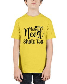 Nurses need shots too 1250# - nurse - Youth Tee Unisex