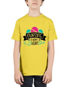 Nursing Is A Work Of Heart Style Style 1270# - nurse - Youth Tee Unisex
