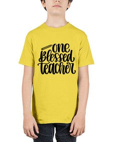 One Blessed Teacher Style 1287# - teacher - Youth Tee Unisex