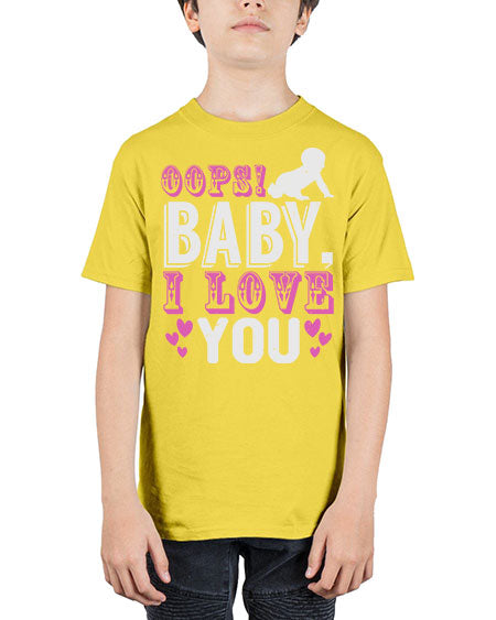 Oops Baby I love You Style 180# - baby - Youth Tee Unisex