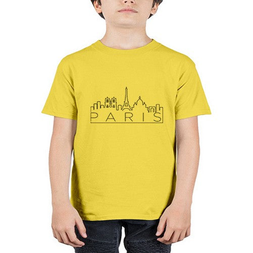 Paris Minimal Skyline 1576# - cities - Youth Tee Unisex
