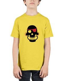 Pirateskull 988# - skull and bones - Youth Tee Unisex