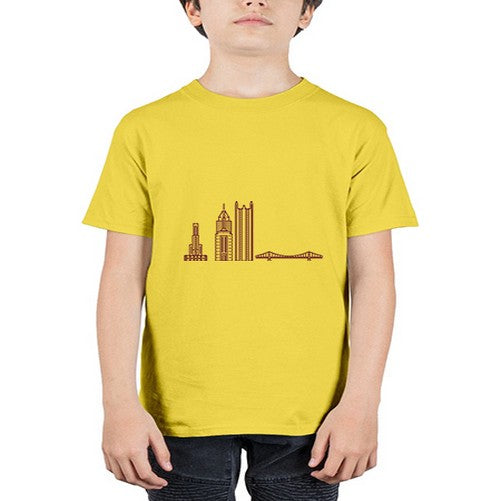 Pittsburgh 1625# - cities - Youth Tee Unisex