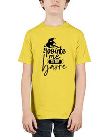 Pointe me to the barre 174# - ballet - Youth Tee Unisex
