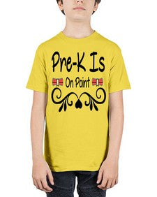 Pre K Is On Point 654# - prek headstart - Youth Tee Unisex