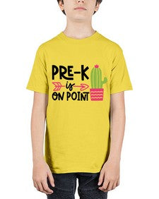 PreK Is On Point 668# - prek headstart - Youth Tee Unisex