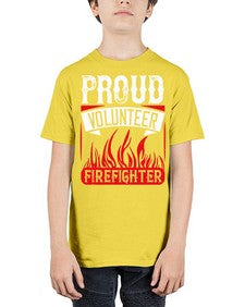 Proud Volunteer Firefighter Style 35# - volunteer - Youth Tee Unisex