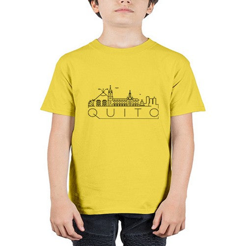 Quito Minimal Skyline 1700# - cities - Youth Tee Unisex