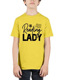 Reading lady 1347# - teacher - Youth Tee Unisex