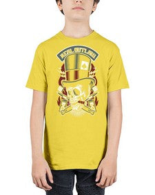 Real Outlaw Skull 1011# - skull and bones - Youth Tee Unisex