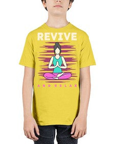 Revive and Relax 500# - yoga - Youth Tee Unisex