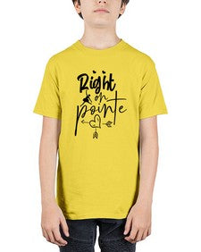 Right on pointe 181# - ballet - Youth Tee Unisex