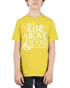 Rise above beyond Style 77# - motivation - Youth Tee Unisex