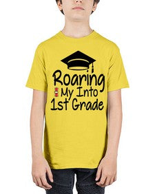 Roaring My Into first Grade 759# - first grade - Youth Tee Unisex