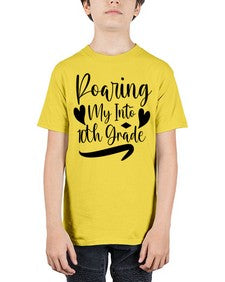 Roaring My Into tenth Grade 765# - tenth grade - Youth Tee Unisex