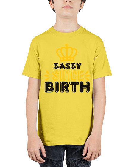 Saddy since birth Style 198# - baby shower - Youth Tee Unisex