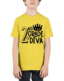 Second Grade Diva 812# - second grade - Youth Tee Unisex