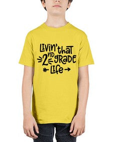 Second Grade Life 826# - second grade - Youth Tee Unisex